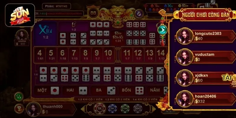 Sicbo là tựa game được rất nhiều người chơi yêu thích